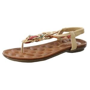 Patrizia by Spring Step Womens Gadelina Lightweight Summer T-Strap Sandals sz 9